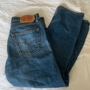 Levi’s 501 Medium Wash button fly Jeans